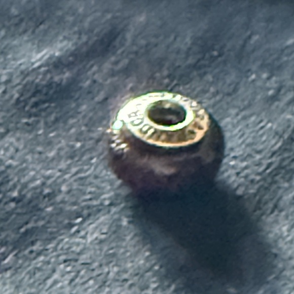 Pandora Authentic Brown / Sterling Silver 925 Retired charm. EUC Beautiful - Picture 8 of 9